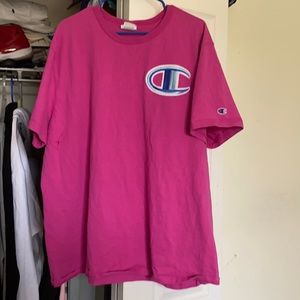 Champion pink tee shirt
